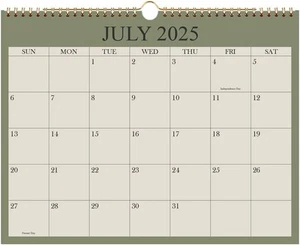 Calendar 2025-2026 Wall Calendar 2025-2026 from July 2025 - December 2026 18 ... - Picture 1 of 7