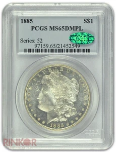 1885 $1 Morgan Dollar PCGS MS 65 DMPL CAC - Picture 1 of 3
