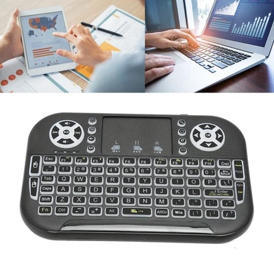 Mini Wireless BT Keyboard With Touchpad Support 2.4GHz RF Multi Touch Rechar Kit - Image 1 of 4