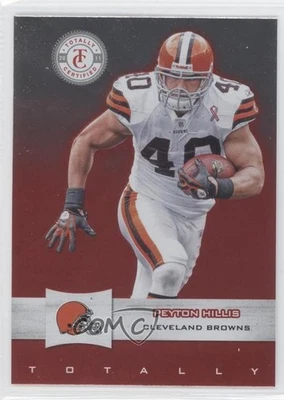 2011 Panini Totally Certified Totally Red Peyton Hillis #26 - Image 1 of 2