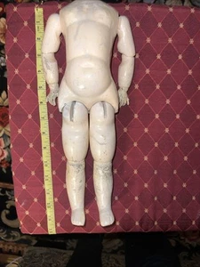 ~Antique 13 1/2" French Composition and Wood Chunky Doll Body Only~ - Picture 1 of 11