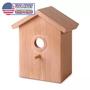 Window Suction Cup Bird House Suction w/ See Through Two way Mirror Bird Nesting - Picture 1 of 12