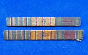 WWII WW2 US Navy 1/2" Three-Piece Ribbon Bars [1 per purchase] TB32 - Picture 1 of 2