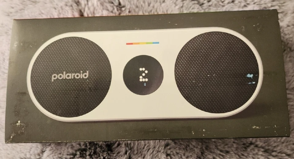 Polaroid P2 Player Music Bluetooth Speaker Portable Black White. FAST SHIP