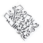 Piaon Room Wall Sticker Music Note Window Decal Themed Cling
