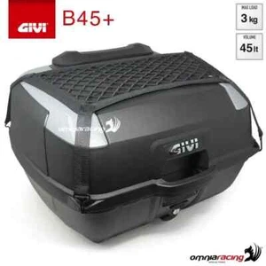 GIVI B45+ Mittelmonolock Koffer 45L ABS schwarz mit Kitplatte und Rückenlehne - Bild 1 von 2