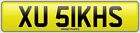 SIKH NUMMERNSCHILD XU SIKHS UK AUTOZULASSUNG XU51 KHS AUDI BMW AMG SPEED POWER