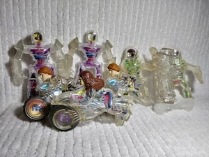 Spy Kids 3D Game Over Toys Vintage Mcdonalds Happy Meal 8 Clear Figures 2003 - Afbeelding 1 van 3