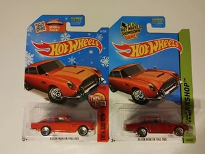 2015 HOT WHEELS ''HW WORKSHOP ASTON MARTIN 1963 DB5 + Then and Now (Z7) - Picture 1 of 2