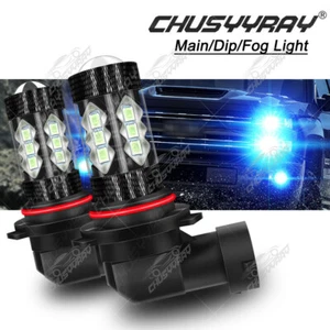 For Chevy Silverado 1500 2500 HD 2004-2006 8000K LED Fog Light Bulbs Ice Blue - Picture 1 of 10