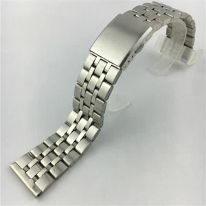 Correa de reloj de acero inoxidable de alta calidad correa de metal pulsera para hombre 18/20/22 mm - Imagen 1 de 13