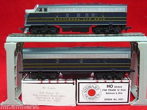 8420 Stewart F3 A/B Baltimore & Ohio Locomotive Set 8421 Kato Drive HO Scale New - Picture 1 of 1