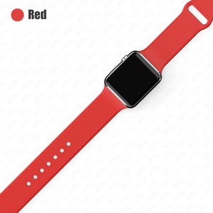 Las mejores ofertas en Reloj de Pulsera Rojo Silicona Apple Bandas | eBay
