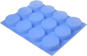 Big Round Silicone Soap Mold 4oz, 3'' Round Silicone Mold for Soap, Thick - Picture 1 of 3