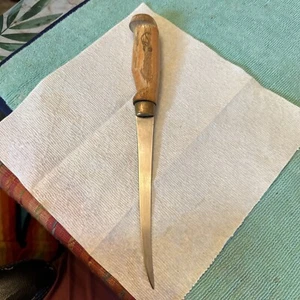 Vintage J Marttiini Finland Hand Gound Stainless Filet Fishing Knife No Sheath - Picture 1 of 11