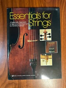 Essentials for Strings Viola by Gerald Anderson BRAND NEW - Picture 1 of 3