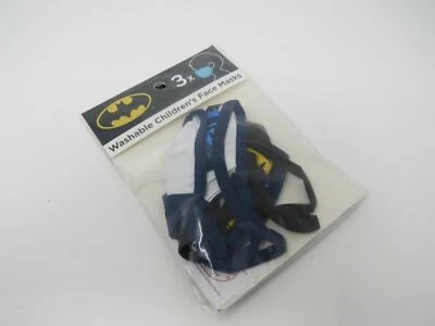 Handcraft Kids Reusable Face Mask Batman 3 Pack DC Comics Batman Ages 4 and Up - Image 1 of 4