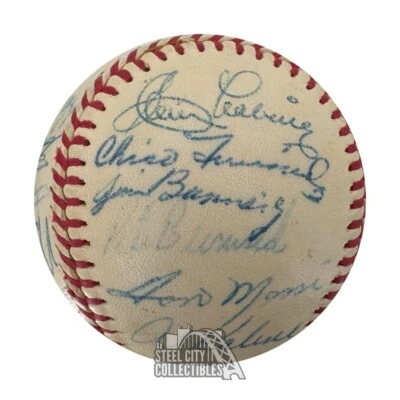 1960 Detroit Tigers Autographed Official American League Baseball - JSA LOA - Image 1 of 4