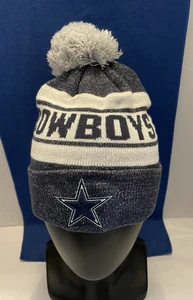 Berretto New Era NFL Dallas Cowboys Team Logo con polsini e pom pom adulto OSFM - Foto 1 di 7