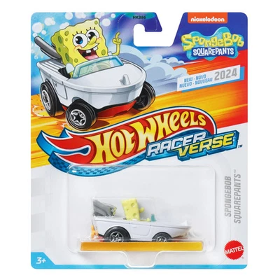 Hot Wheels RacerVerse Die-Cast Vehicle Spongebob Squarepants 1:64 Scale - Image 1 of 4