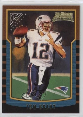 2002 Topps Gallery Heritage Tom Brady #GH-TBR - Image 1 of 2
