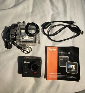 Rollei Actioncam 400 w/Case/Charger/Manual - Picture 1 of 8