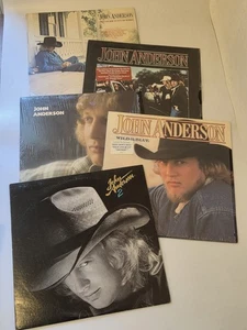 John Anderson Lot Of 5 Country Music Artist Vinyl Record Lot VG+ - Picture 1 of 14
