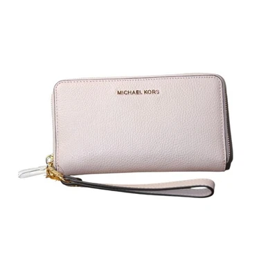 Michael Kors NWT  Phone Case Wristlet Soft Pink Leather  Removable Wirst Strap - image 1 of 4