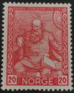 Norway: 1941 The 700th Anniversary of the Death of Snorre . (Collectable Stamp). - Picture 1 of 1