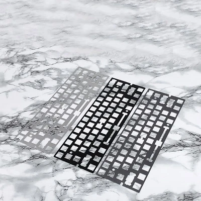 Aluminum Alloy Keyboard Positioning Plate Part for GH60 GK61 Mechanical keyboard - Image 1 of 2