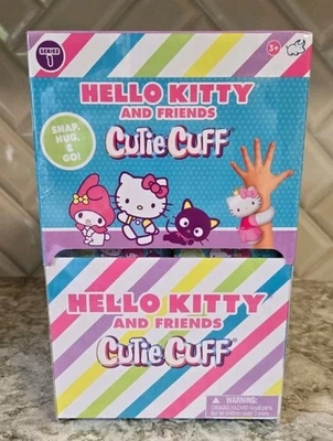 NUEVO Sanrio Hello Kitty and Friends Paquete de 12 Cutie Cuffs Serie 1 en Caja Sin Abrir Foto 1 de 4