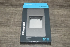 Adorne AWP1G2MG6 Legrand Magnesium Single Gain Wall Plate Cover * New #1 ! - Picture 1 of 4