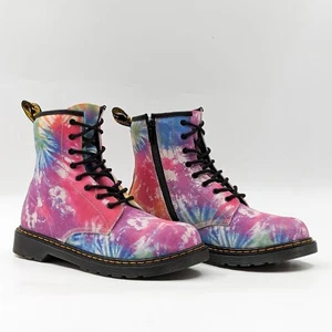 Botas de Combate Dr Martens Unisex 1460 Y Gamuza Multicolor 8 Ojales Con Cordones M6 W7 - Imagen 1 de 12