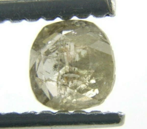 Cojín real natural de diamante corte rosa forma de champán 4,32x4,12x2,00 mm - Imagen 1 de 8