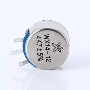 1 Stück WX14-12 3W Single-Coil Drahtgewickeltes Potentiometer 4K7 - Bild 1 von 4