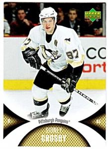 2006-07 UD MINI JERSEY #80 SIDNEY CROSBY Pittsburgh Penguins Hockey Card - Picture 1 of 1