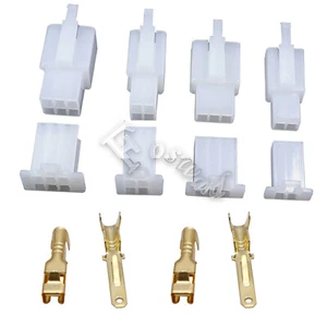 KFZ Auto Stecker AMP 2.8 mm Kontakte verbinder 2 - 9 Polig Platinen-Steckverbind - Bild 1 von 6