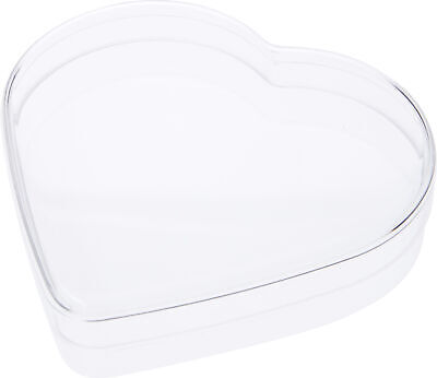 Pioneer Plastics Clear Heart Shaped Plastic Container, 6  W X 1.375  H • 4.31$