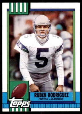 1990 Topps Ruben Rodriguez Football Cards #346 - Image 1 of 2