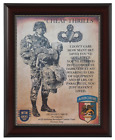 MC-BETTER: ARMY Airborne "Cheap Thrills" SETAF Framed PERSONALIZED