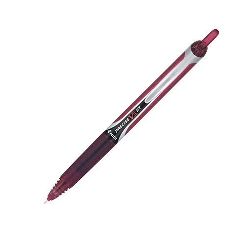 Pilot Precise V5 RT Retract Rolling Ball Pen 0.5mm X-Fine Burgundy Office School - Image 1 of 1