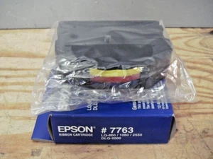 Epson 7763 Original Factory Sealed Printer Ink 4-Color Ribbon Cartridges - Picture 1 of 6