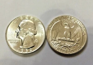 1959 D Washington Quarter BU Uncirculated Mint State 90% Silver - Picture 1 of 2