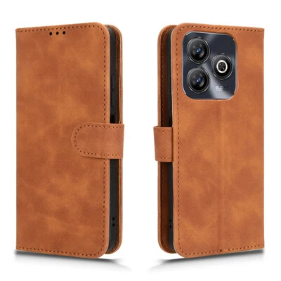 For ZTE Blade  A75, Luxury Shockproof Flip PU Leather Wallet Card Case Cover - Image 1 of 4