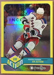 2011-12 O-Pee-Chee en acción #A18 Marian Gaborik New York Rangers - Imagen 1 de 1