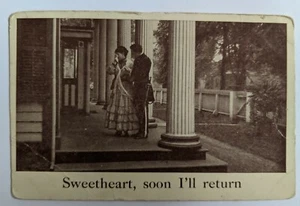 Sweetheart Soon I'll Return Posted 1918 SHIOCTON WI 222 mi to Medford WI - Picture 1 of 7