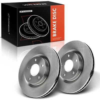 Discos de freio a disco dianteiros laterais para Nissan Rogue 2008-2017 Sentra 2007, 2008-2012 - Imagem 1 de 4