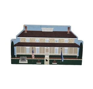 The Cat's Meow Village Sherman House Ft Sill Oklahoma Faline 1998 Vtg Rare HTF - Picture 1 of 24