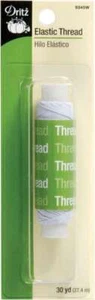 Elastic Thread 30yd White - Picture 1 of 1