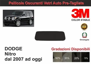 pellicola oscurante vetri pre tagliata dodge nitro dal 2007 in poi lunotto - Imagen 1 de 1